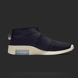 EUC Men’s Size 6.5/Women’s Size 8 Nike X Fear Of God Moccasin Sneakers In Black